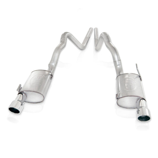 Stainless Works 2007-10 Shelby GT500 3in Catback X-Pipe Chambered Mufflers Stainless Works