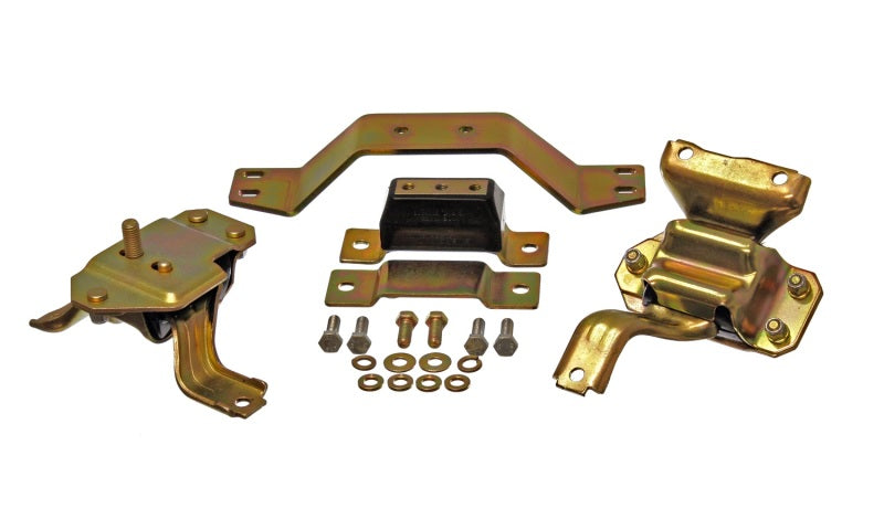 Energy Suspension 99-04 Ford Mustang 4.6L V8 Black Motor & Transmission Mount Set - eliteracefab.com