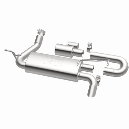 MagnaFlow 07-18 Jeep Wrangler JK Overland Series Axle-Back Exhaust System Magnaflow