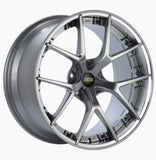 BBS RI-S 20x8.5 5x112 ET22 Diamond Silver Center / Diamond Cut Lip Wheel -82mm PFS/Clip Required