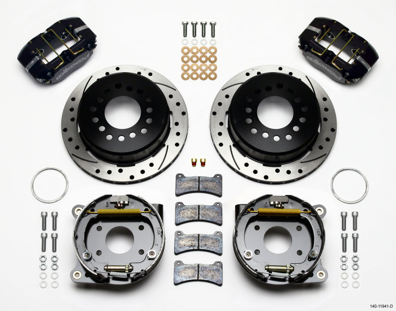 Wilwood Dynapro Low-Profile 11.00in P-Brake Kit Drilled AMC 71-74 2.60in Offset Wilwood