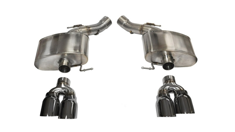 Corsa 12-15 BMW M6 F12 / F13 / F06 Polished Sport Axle-Back Exhaust CORSA Performance