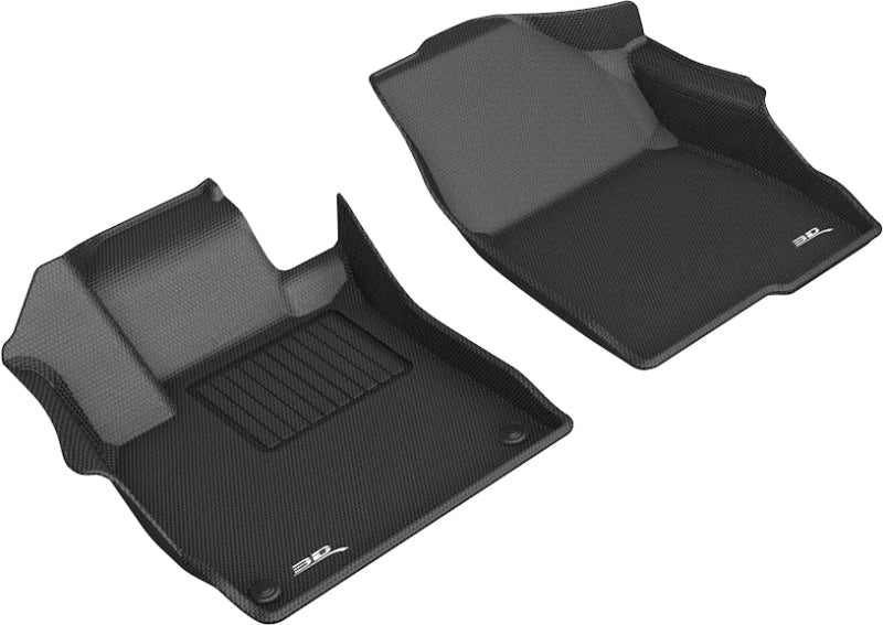 3D MAXpider 2018-2020 Honda Accord Kagu 1st Row Floormat - Black - eliteracefab.com