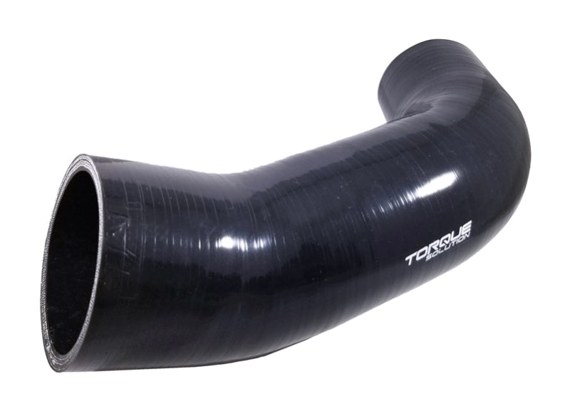 Torque Solution Turbo Inlet Hose Black: 2015+ VW Golf/GTI/Golf R (MK7) / 2015+ Audi A3/S3 - eliteracefab.com