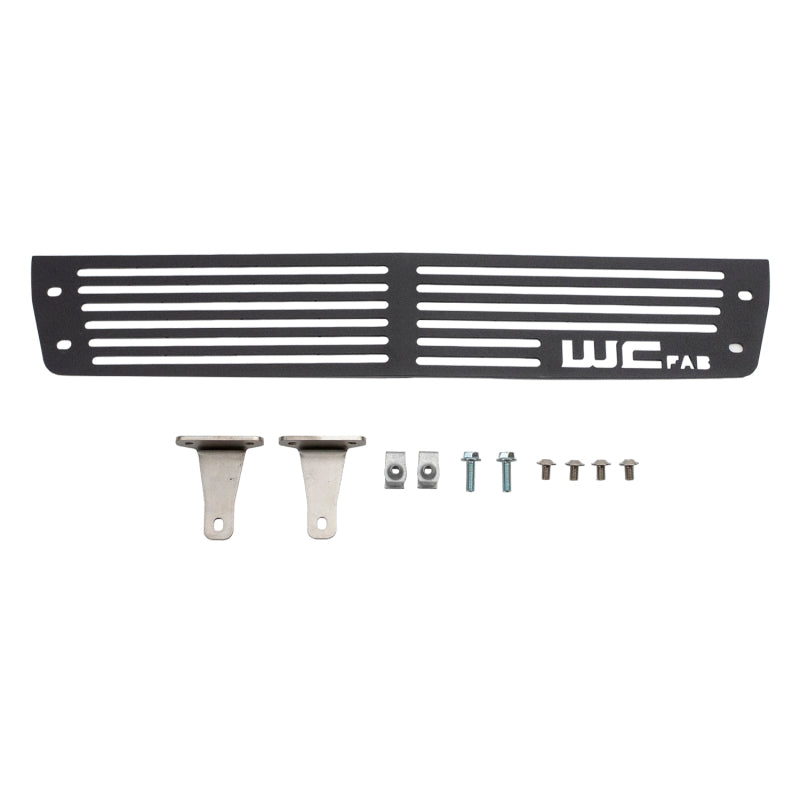 Wehrli 15-19 GMC Sierra 6.6L LML/L5P Duramax Bumper Grille - Fine Texture Black Powder Coat Finish Wehrli