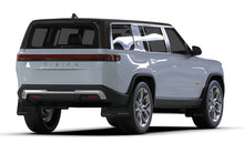 Load image into Gallery viewer, Rally Armor 2022+ Rivian R1S Black UR Mud Flap w/ Light Blue Logo