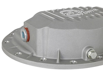 afe Front Differential Cover (Raw; Street Series); Dodge Diesel Trucks 03-12 L6-5.9/6.7L (td) - eliteracefab.com