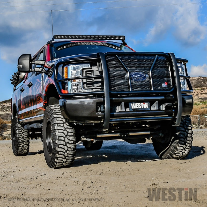 Westin 2017-2018 Ford F-250/350 HDX Grille Guard - Black - eliteracefab.com