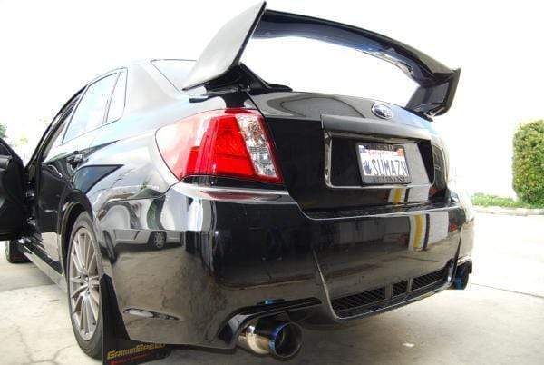 Invidia Dual N1 Titanium Tip Cat-Back Exhaust Subaru WRX / STI Sedan 2008-2014 - eliteracefab.com