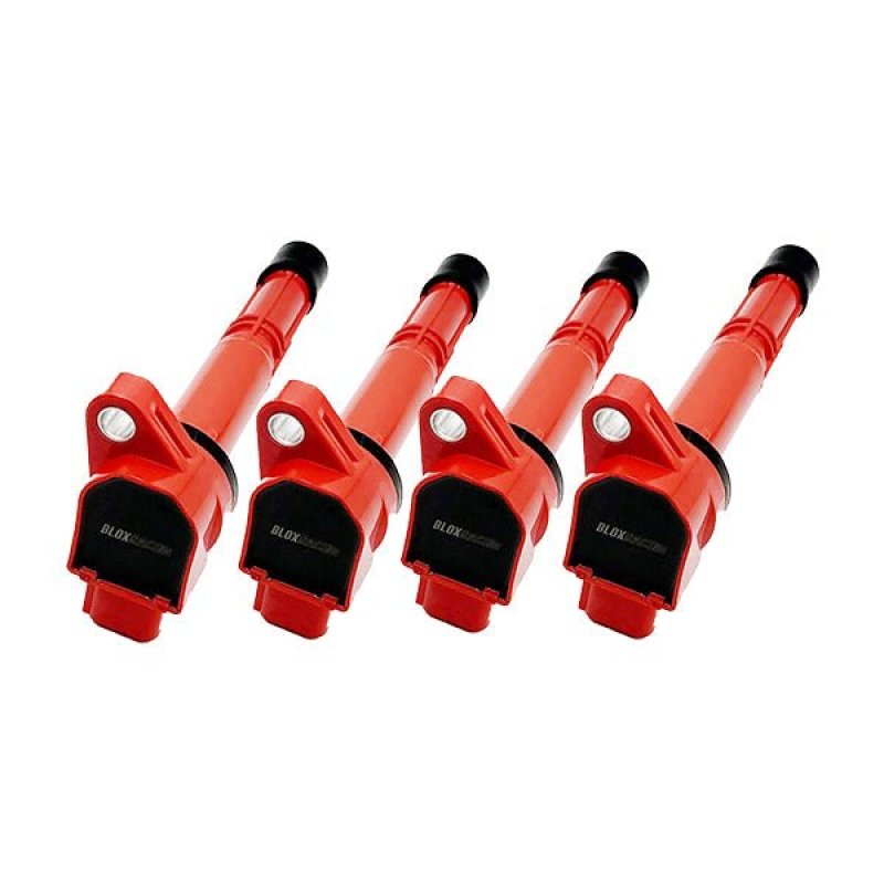 BLOX Honda K-Series Coil Pack Set of 4 - Red - eliteracefab.com