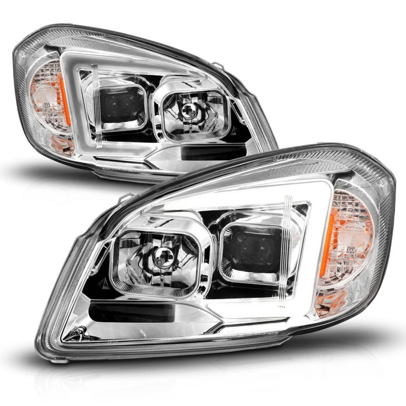 ANZO CHEVY COBALT 05-10/ PONTIAC G5 07-09 PROJECTOR PLANK STYLE HEADLIGHTS CHROME - 121576 ANZO
