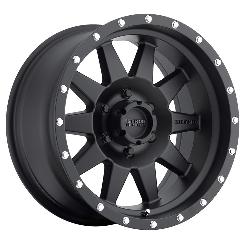 Method MR301 The Standard 17x8.5 0mm Offset 6x5.5 108mm CB Matte Black Wheel - eliteracefab.com