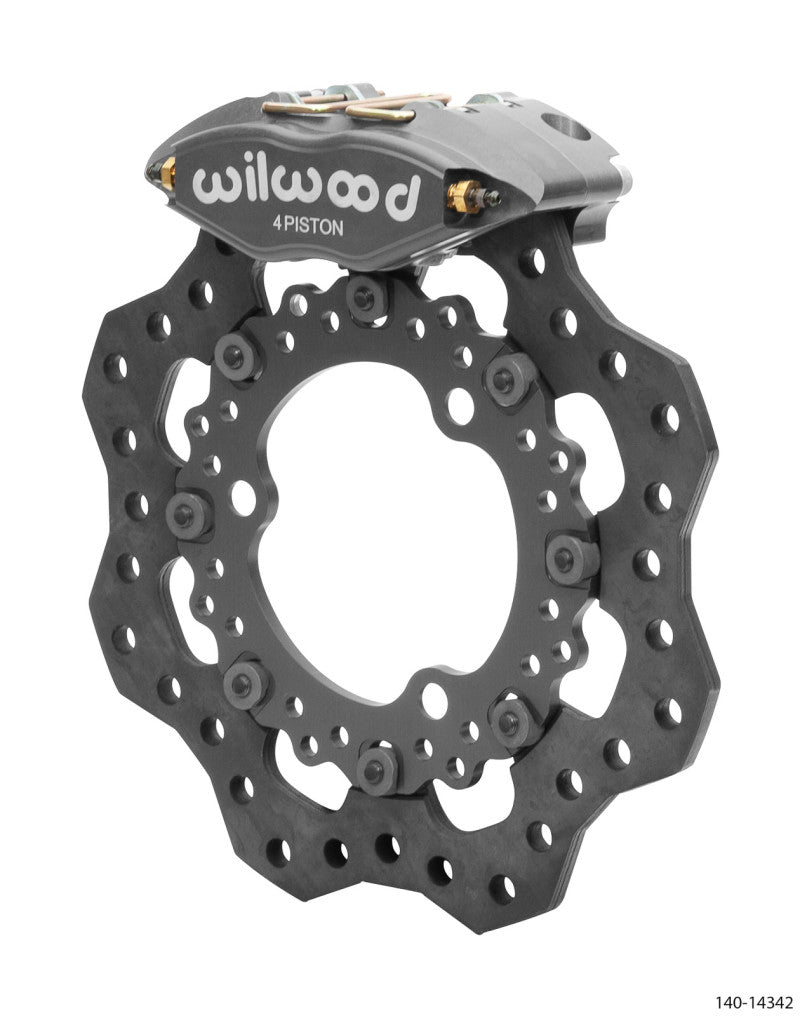 Wilwood Powerlite- Front Kit 11.75in Dirt Modified 11.75in Scalloped Steel Rotor Wilwood