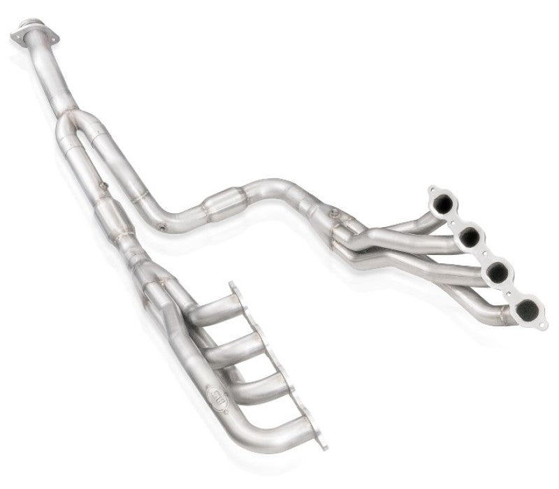 Stainless Works 2020-21 Silverado HD 6.6L 2in Long Tube Header Kit Factory Connect Stainless Works