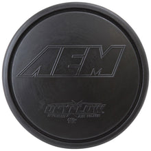 Load image into Gallery viewer, AEM Dryflow Air Filter - Round Tapered - 2.75in Flange ID x 5.5in Base OD x 4.75in Top OD x 7.5in H - eliteracefab.com