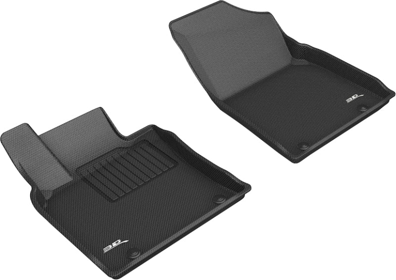 3D MAXpider L1LX06311509 2019-2020 Lexus ES Kagu 1st Row Floormat - Black 3D MAXpider