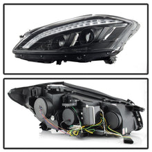 Load image into Gallery viewer, Spyder Mercedes W221 S Class 07-09 Headlights - HID Model Only - Black PRO-YD-MBW22107-HID-DRL-BK - eliteracefab.com