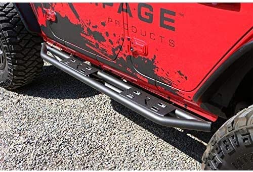 Rampage 2018-2019 Jeep Wrangler(JL) Unlimited Sport 4-Door Trail Crawler Step - Black - eliteracefab.com