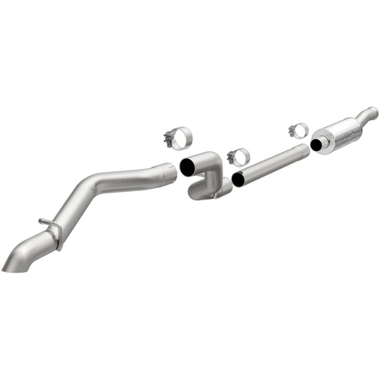 MagnaFlow Cat Back 2018 Jeep Wrangler 2.0L Rock Crawler Series Single Exit Stainless Exhaust Magnaflow