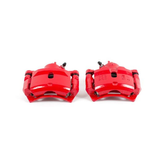 Power Stop 97-99 Acura CL Front Red Calipers w/Brackets - Pair PowerStop