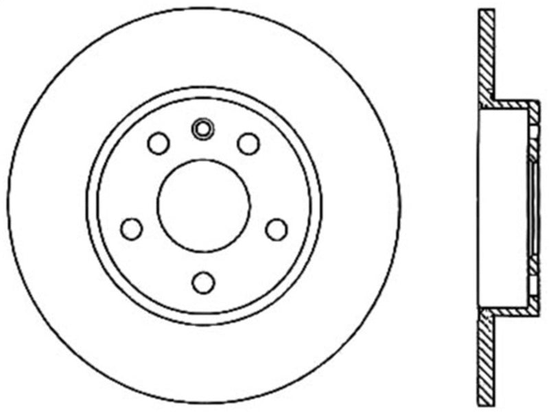 StopTech Slotted & Drilled Sport Brake Rotor Stoptech