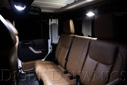 Diode Dynamics Wrangler JK 4dr Interior Kit Stage 2 - Blue Diode Dynamics