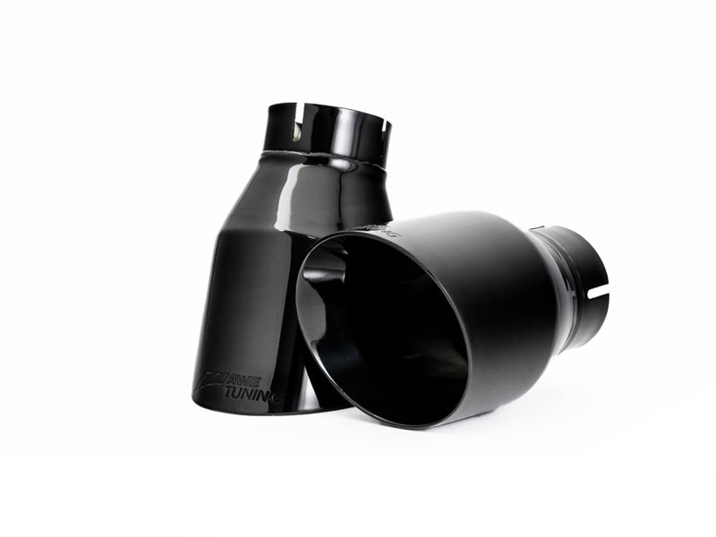 AWE Tuning Audi B9 A4 SwitchPath Exhaust Dual Outlet - Diamond Black Tips (Includes DP and Remote) AWE Tuning
