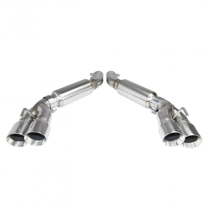 KOOKS AXLE-BACK EXHAUST POLISHED (2016+ CAMARO SS/ZL1) - eliteracefab.com