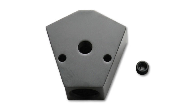 Vibrant Performance Y-Block Adapter with 1/8in NPT Port, Single 1/2in NPT, Dual 3/8in NPT, AN/NPT/ORB Performance Fluid Plumbing - Part 10821