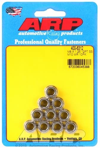 ARP Stainless Steel 12 Point Nut - 8mm x 1.25 (1) - eliteracefab.com