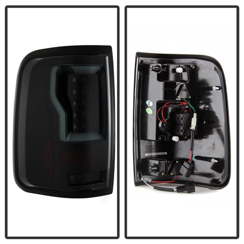 Spyder Ford F150 04-08 Styleside Tail Light V2 - LED - Black Smoke ALT-YD-FF15004V2-LBLED-BSM - eliteracefab.com