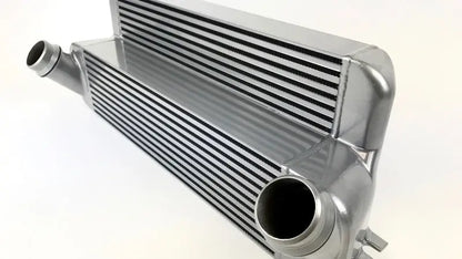 CSF High Performance Stepped Core Bar/Plate Intercooler Silver BMW - eliteracefab.com