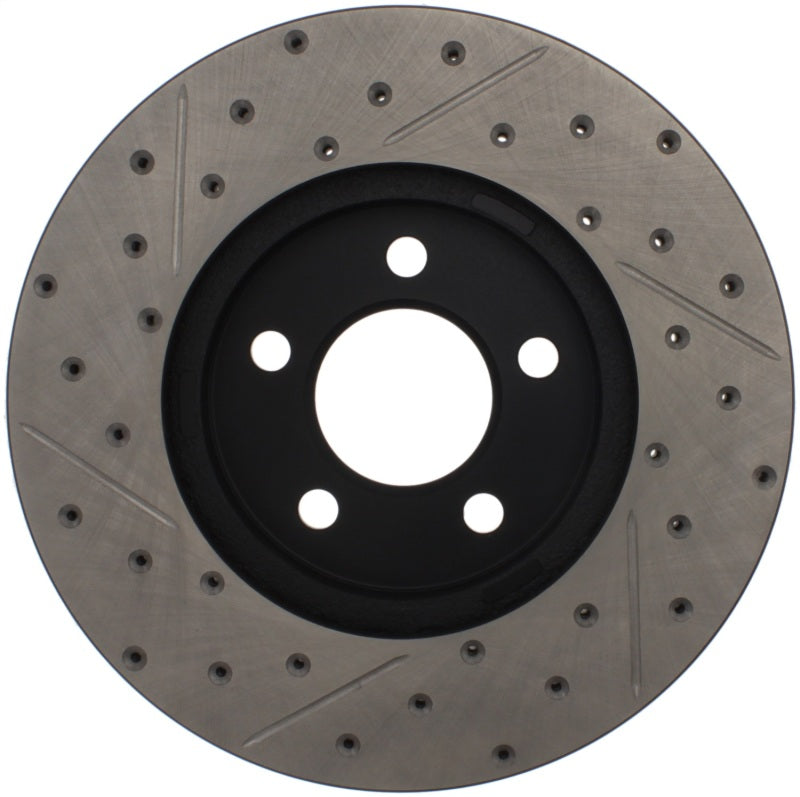 StopTech 03-09 Lincoln Town Car / 03-09 Mercury Grand Marquis Front Left Slotted & Drilled Rotor Stoptech