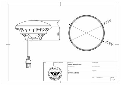 Oracle 7in High Powered LED Headlights - NO HALO - Black Bezel - eliteracefab.com