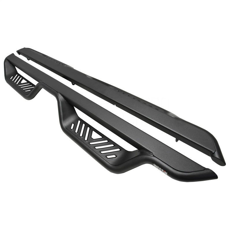 Westin Outlaw Drop Nerf Bars Textured Black - 20-13835