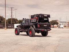 Road Armor Universal 5ft Bed TRECK Adj Bed Rack - Tex Blk (w/o Brackets) - eliteracefab.com