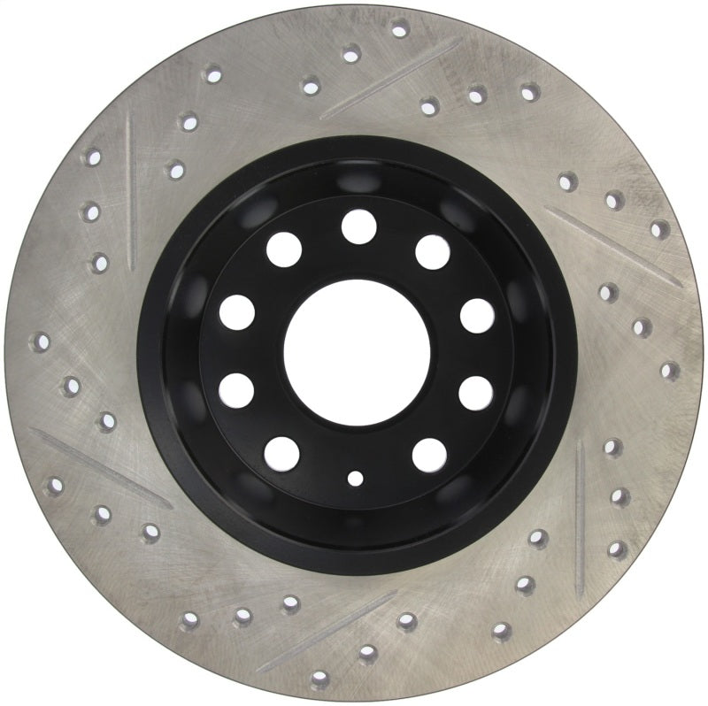 StopTech Slotted & Drilled Sport Brake Rotor - eliteracefab.com