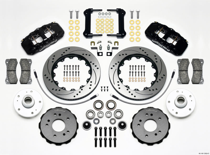 Wilwood AERO6 Front Truck Kit 14.25in Drilled 97-03 Ford F150 Wilwood