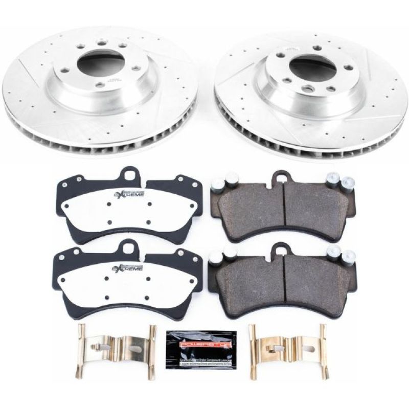 Power Stop 07-15 Audi Q7 Front Z26 Street Warrior Brake Kit PowerStop