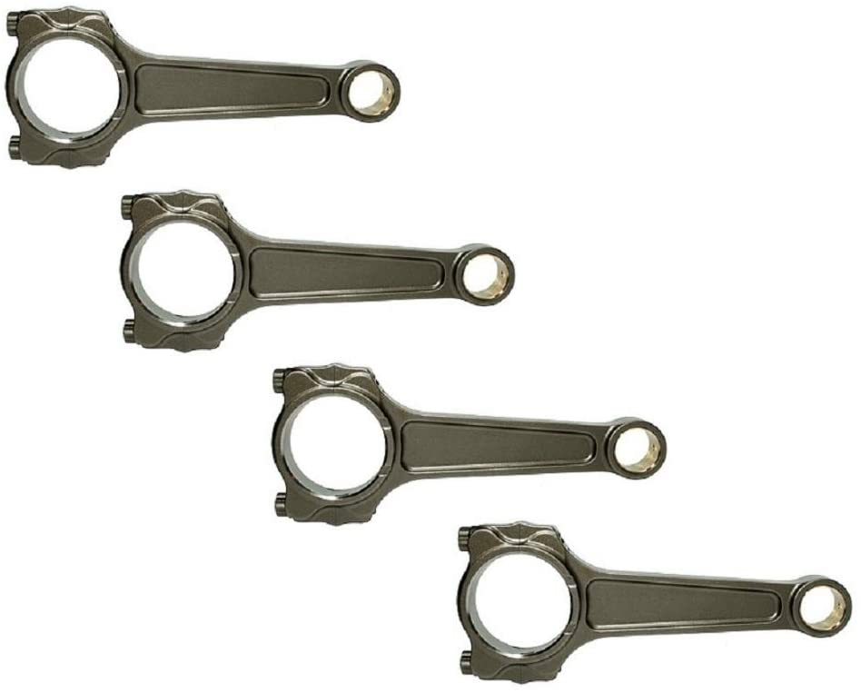 MANLEY 15020-4 Connecting Rod Set (93-06 Mitsubishi 4G63/4G63T 2.0L H Tuff Beam 6.142in L) - eliteracefab.com