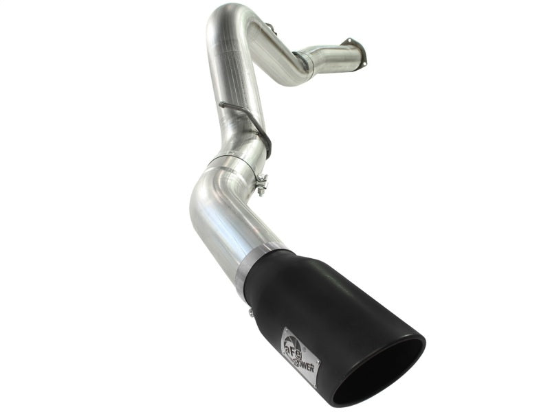 aFe MACHForce XP Exhaust 5in DPF-Black, GM Diesel Trucks 07.5-10 V8-6.6L 9(td) LMM aFe