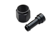 Vibrant 3/16in Barbed Tee Adapter - Black Anodized