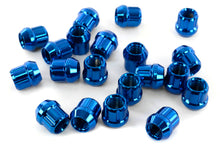 Load image into Gallery viewer, WHEEL MATE MUTEKI OPEN END LUG NUTS – BLUE 12×1.50 - eliteracefab.com