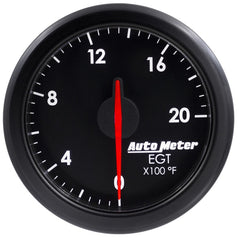 Autometer Airdrive 2-1/16in EGT Gauge 0-2000 Degrees F - Black