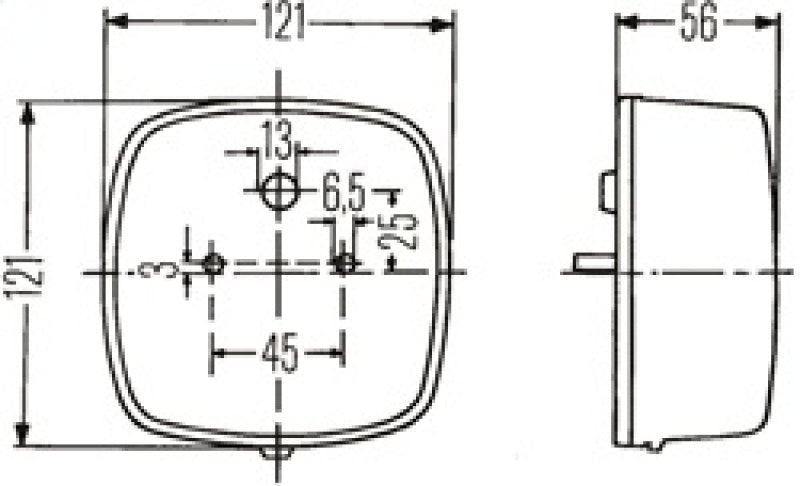 Hella 2578 Stop / Turn / Tail / License Plate Lamp