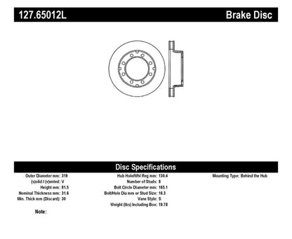 StopTech Slotted & Drilled Sport Brake Rotor Stoptech