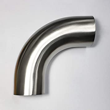 Stainless Bros 3in Diameter 1.5D / 4.5in CLR 45 Degree Bend Leg Mandrel Bend - eliteracefab.com
