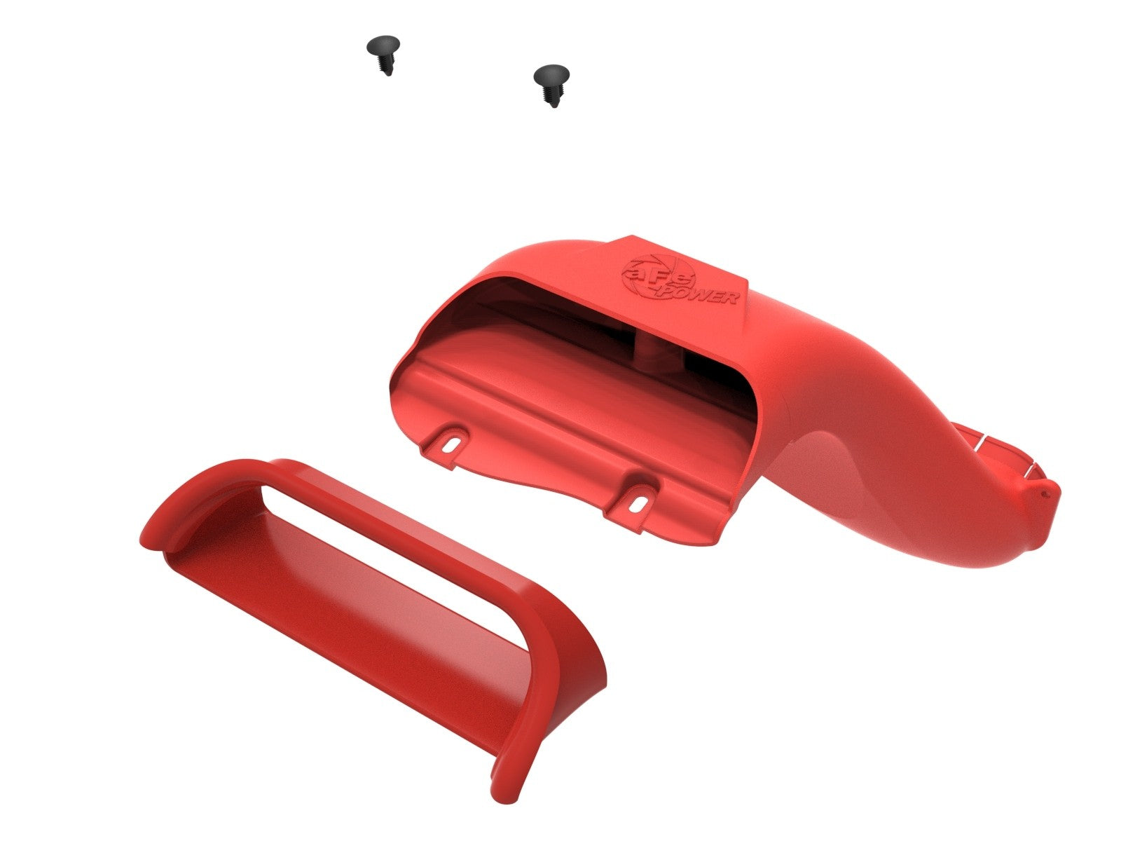 aFe Rapid Induction Dynamic Air Scoop 2021+ Ford F-150V6/V8 - Red - eliteracefab.com