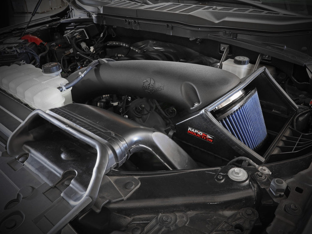 aFe Rapid Induction Cold Air Intake System w/Pro 5R Filter 2021+ Ford F-150 V8-5.0L - eliteracefab.com