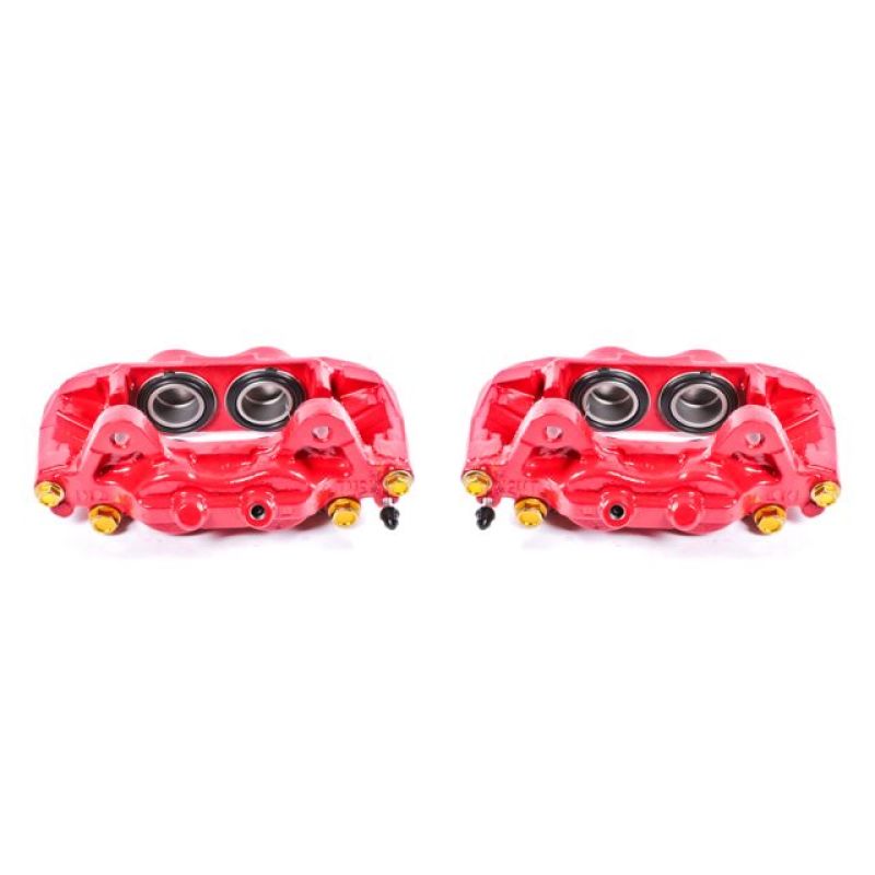 Power Stop 01-07 Toyota Sequoia Front Red Calipers w/o Brackets - Pair - eliteracefab.com